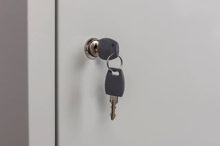 Metallschrank Werkstattschrank Lagerschrank "Mini 60" mit 2 Böden