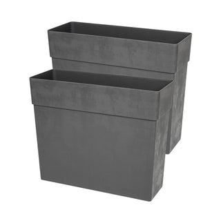 2 x Rollbarer XXL Sichtschutz 'LIKE' 80 cm (Farbe wählbar)