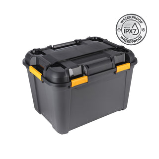 Wasserdichte Aufbewahrungsbox 'Bunker' 160 Liter mit Deckel - IPX7 (Set wählbar)