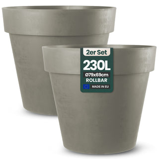 Rollbarer XL/XXL Pflanzkübel "LIKE" in verschiedenen Farben (wählbar)