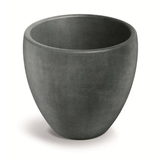 XL Pflanzkübel 'Cano' 60 cm in Stein Optik in Anthrazit, rund (Set wählbar)