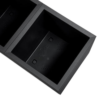 Set: 2 x XL Pflanzkasten "Karo" in verschiedenen Farben und Größen (Farbe/Größe wählbar)