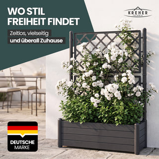 Set: 2 x HOLZ OPTIK XL SPALIER (breite Version) Farbe: Anthrazit