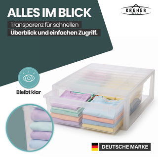 Bundle: 1 x Schubladenbox Größe L (23 Liter) + 2 x Größe S (7 Liter)