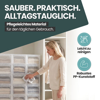 Bundle: 2 x Schubladenbox Größe M (12 Liter) + 4 x Größe S (7 Liter)