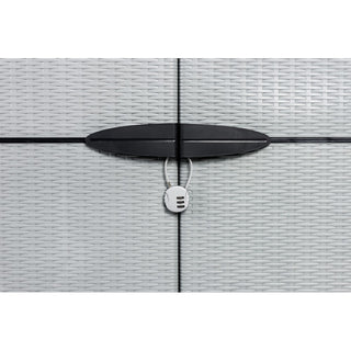 Set: 2 x MADERA - Kunststoffschrank mit 3 Einlegeböden