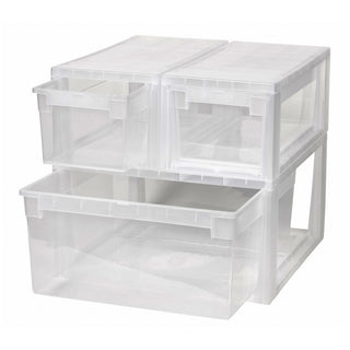 Bundle: 1 x Schubladenbox Größe L (23 Liter) + 2 x Größe S (7 Liter)