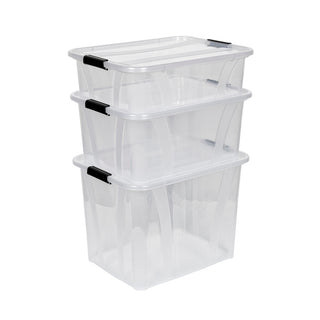 3er Set: Master Boxen mit Deckel (21, 32, 55 Liter)