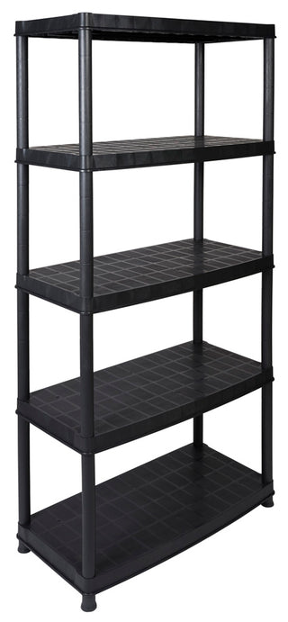 Set: 4 x DELUXE - Schwerlastregal 18 Zoll (Schwarz)