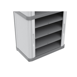Rolladenschrank "Rolling Space" in Grau (Modelle wählbar)