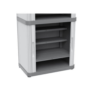 Rolladenschrank "Rolling Space" in Grau (Modelle wählbar)
