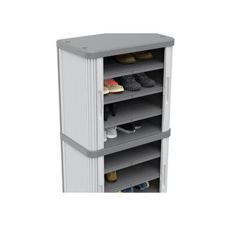 Rolladenschrank "Rolling Space" in Grau (Modelle wählbar)