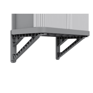 Rolladenschrank "Rolling Space" in Grau (Modelle wählbar)