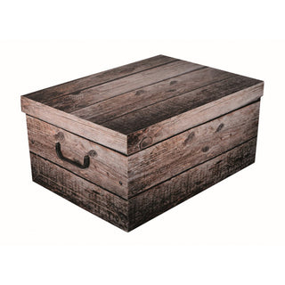 Dekokarton - Motiv: Holz Grau (Shabby Wood)